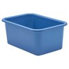 Teacher Created Resources Storage Bin, Plastic, Slate Blue, 6 PK 20397